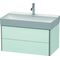 Duravit Waschtischunterbau XSQUARE 397x784x460mm lichtblau matt