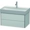 Duravit Waschtischunterbau XSQUARE 397x784x460mm weiß seidenmatt