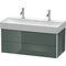 Duravit Waschtischunterbau XSQUARE 397x984x460mm dolomiti grey hochglanz