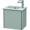 Duravit Waschtischunterbau XSQUARE 400x410x289mm Türansch li betongrau matt