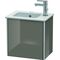 Duravit Waschtischunterbau XSQUARE 400x410x289mm Türansch re fla gr hgl