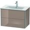 Duravit Waschtischunterbau XSQUARE 560x810x478mm cappuccino hochglanz
