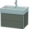 Duravit Waschtischunterbau XSQUARE 397x684x460mm flannel grey seidenmatt