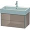 Duravit Waschtischunterbau XSQUARE 397x784x460mm cappuccino hochglanz