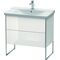 Duravit Waschtischunterbau XSQUARE 805x810x473mm weiß hochglanz