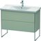 Duravit Waschtischunterbau XSQUARE 805x1010x473mm taupe seidenmatt