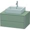 Duravit Waschtischunterbau XSQUARE 400x800x548mm steingrau seidenmatt