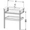 Duravit Handtuchhalter DURASTYLE 440x590mm m Abl. we matt/nussbaum massiv