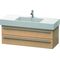 Duravit Waschtischunterbau X-LARGE 468x1200x448mm eiche gebürstet