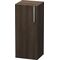 Duravit Halbhochschrank VERO 360x400x960mm Ans links kastanie dunkel