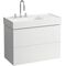 Laufen Waschtischunterbau KARTELL 600x880x450mm, 2 Schubladen weiß matt