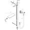 HG Brausestange RAINDANCE Unica´ E 150cm chrom