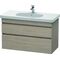 Duravit Waschtischunterbau DURASTYLE 453x1000x610mm pine silver