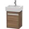 Duravit Waschtischunterbau Ketho 320x400x550mm Ans rechts nussbaum natur