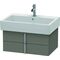 Duravit Waschtischunterbau VERO 431x650x298mm flannel grey seidenmatt