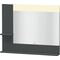 Duravit Spiegel VERO 142x1000x800mm, Beleuchtung graphit matt