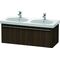 Duravit Waschtischunterbau X-LARGE 458x1150mm nussbaum gebürstet