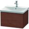 Duravit Waschtischunterbau L-CUBE 620x481x405mm amerikanisch nussbaum