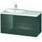 Duravit Waschtischunterbau L-CUBE 1020x481x555mm dolomiti grey hochglanz