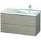 Duravit Waschtischunterbau L-CUBE 1020x481x555mm pine silver