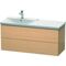 Duravit Waschtischunterbau L-CUBE 1220x481x555mm eiche gebürstet