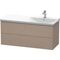 Duravit Waschtischunterbau L-CUBE 1220x481x555mm weiß matt
