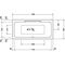 Duravit Rechteck-Whirlwanne DURASTYLE 250 l 1900x900 we 2 RS Combi-System L