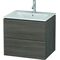 Duravit Waschtischunterbau L-CUBE 620x481x550mm pine terra