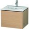 Duravit Waschtischunterbau L-CUBE 419x520x400mm eiche gebürstet