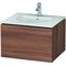 Duravit Waschtischunterbau L-CUBE 514x620x400mm nussbaum natur