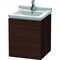 Duravit Waschtischunterbau L-CUBE 447x460x558mm Ans li nussbaum gebürstet
