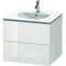 Duravit Waschtischunterbau L-CUBE 514x620x550mm weiß hochglanz