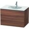 Duravit Waschtischunterbau L-CUBE 534x820x550mm nussbaum natur