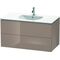 Duravit Waschtischunterbau L-CUBE 534x1020x550mm cappuccino hochglanz