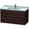 Duravit Waschtischunterbau L-CUBE 469x1020x558mm kastanie dunkel