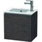 Duravit Waschtischunterbau L-CUBE 294x420x400mm Ans li Ei dunkel gebürstet