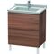 Duravit Waschtischunterbau L-CUBE 469x670x712mm nussbaum natur