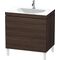 Duravit Möbelwaschtisch DARLING NEW 800x540mm o ÜL 1 HL kastanie dunkel