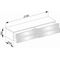 Keuco Sideboard EDITION 400 Hö j 180mm 2100x382x535mm we hgl/ant kl