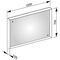 Keuco Kristallspiegel PLAN sil-gebz-elo 1200x700x105mm