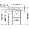 Duravit Handwaschbecken DURASQUARE o ÜL m HLB 450x350mm o Hahnloch weiß WG