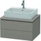Duravit Konsolenunterschrank L-CUBE 400x720x547mm basalt matt
