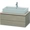 Duravit Konsolenunterschrank L-CUBE 400x920x547mm pine silver