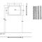 V&B Spiegel FINION mit Beleuchtung 600x750x45mm, 1x 35,4 W