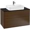 V&B Waschtischunterschrank FINION 1000x603x501mm Abdpl Glas bl ma Wln ven
