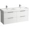 Laufen Waschtischunterbau BASE FÜR PRO S 530x1260x440mm 4 Schubladen verkehrsgra