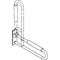 Hewi Stützklappgriff SERIE 801 mobil mit Armpolster, d= 33mm 700mm reinweiß