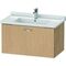 Duravit Waschtischunterbau XBASE 1 Auszug 448x800x468mm eiche natur