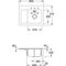 V&B Spüle SUBWAY 45 COMPACT 650x510mm Be re Handbet. Almond