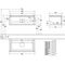 V&B Waschtischunterschrank LEGATO 1000x380x500mm m Be Glossy White